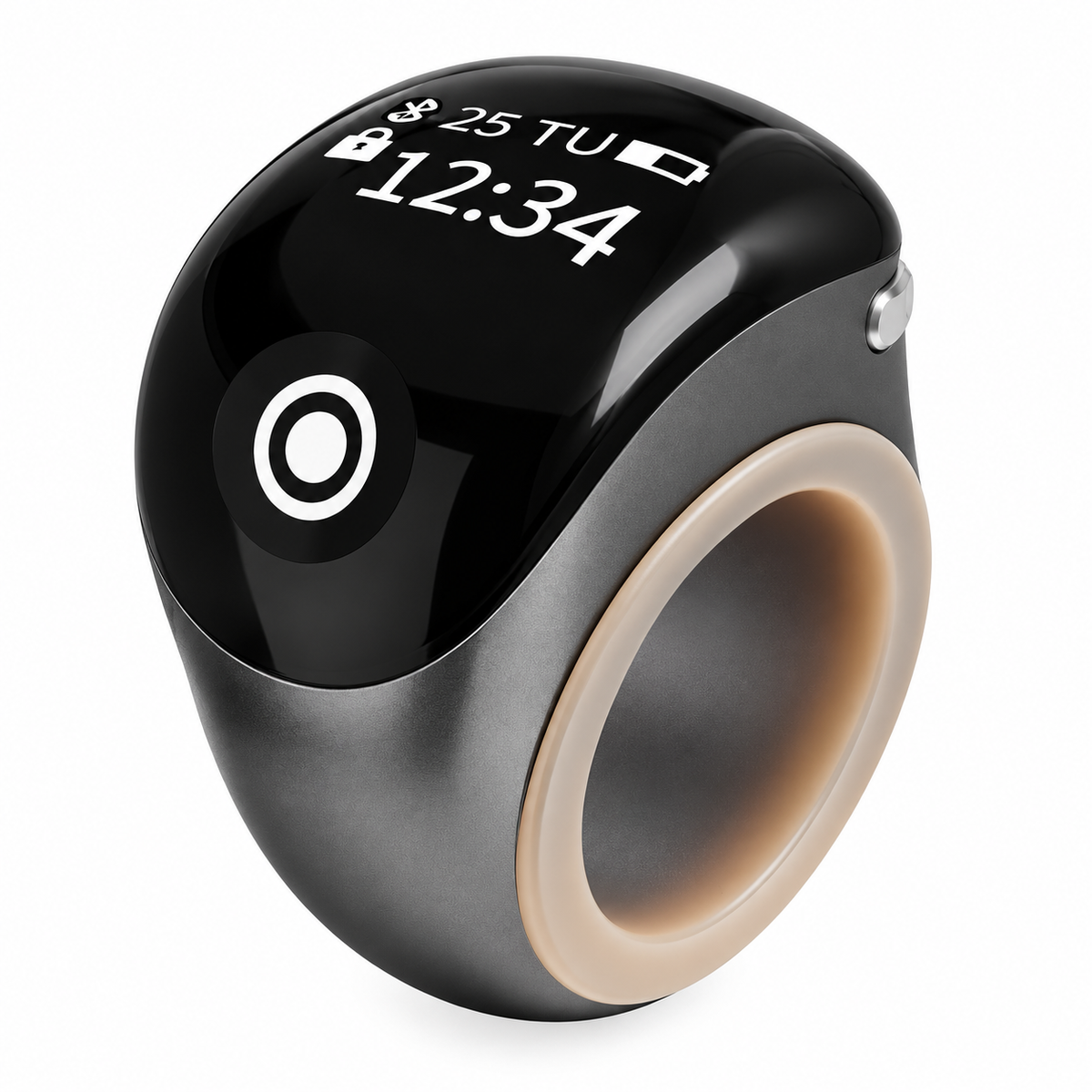 S8 Pro Smart Tasbih Ring | Mobile App bases for Android & iOS Both | ZiqrKart | 3-in-1 Adjustable Size Zikr Counter with Prayer Reminder
