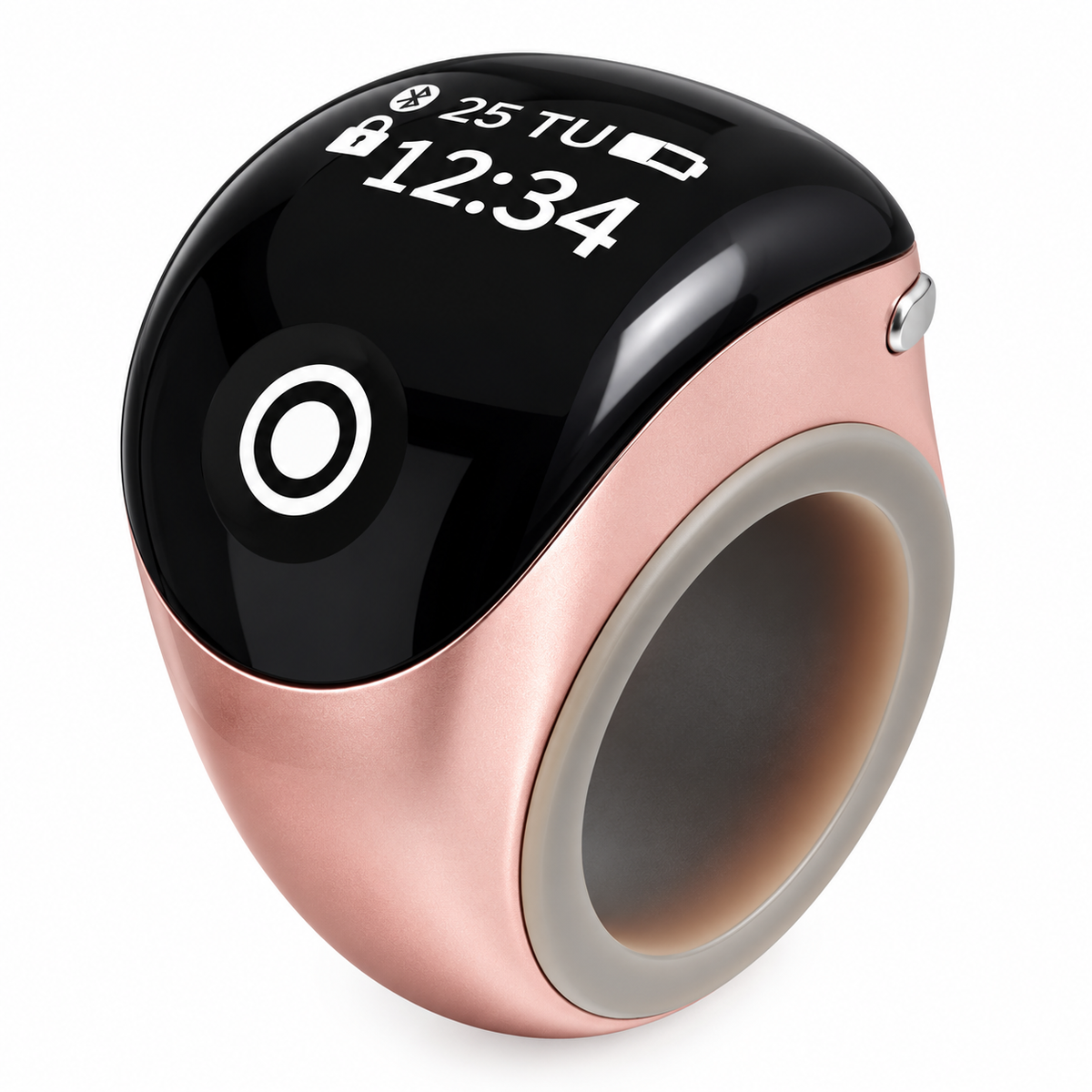 S8 Pro Smart Tasbih Ring | Mobile App bases for Android & iOS Both | ZiqrKart | 3-in-1 Adjustable Size Zikr Counter with Prayer Reminder