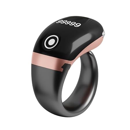 S7 Pro Smart Digital Tasbih Ring | 3-in-1 Adjustable Size Zikr Counter with Prayer Reminder | Ziqrkart
